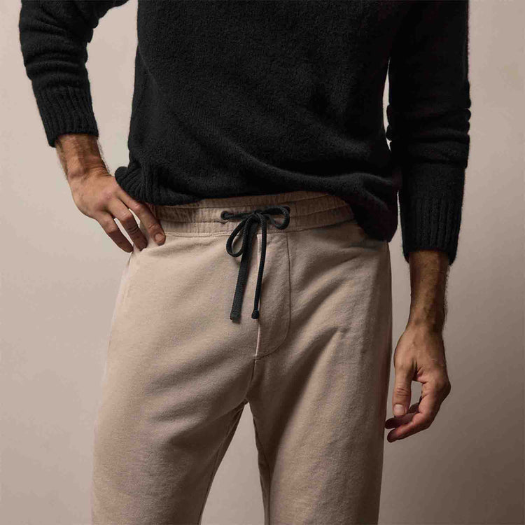 Vintage French Terry Sweatpant in Stone Pigment | James Perse Los Angeles