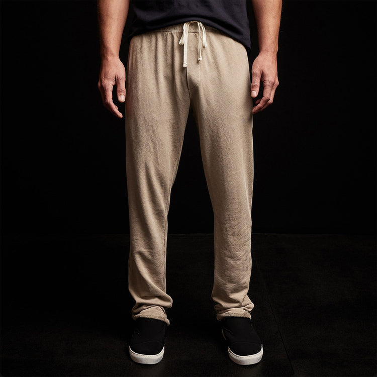 Vintage Fleece Contrast Waist Sweatpant in Biscuit Pigment | James Perse Los Angeles