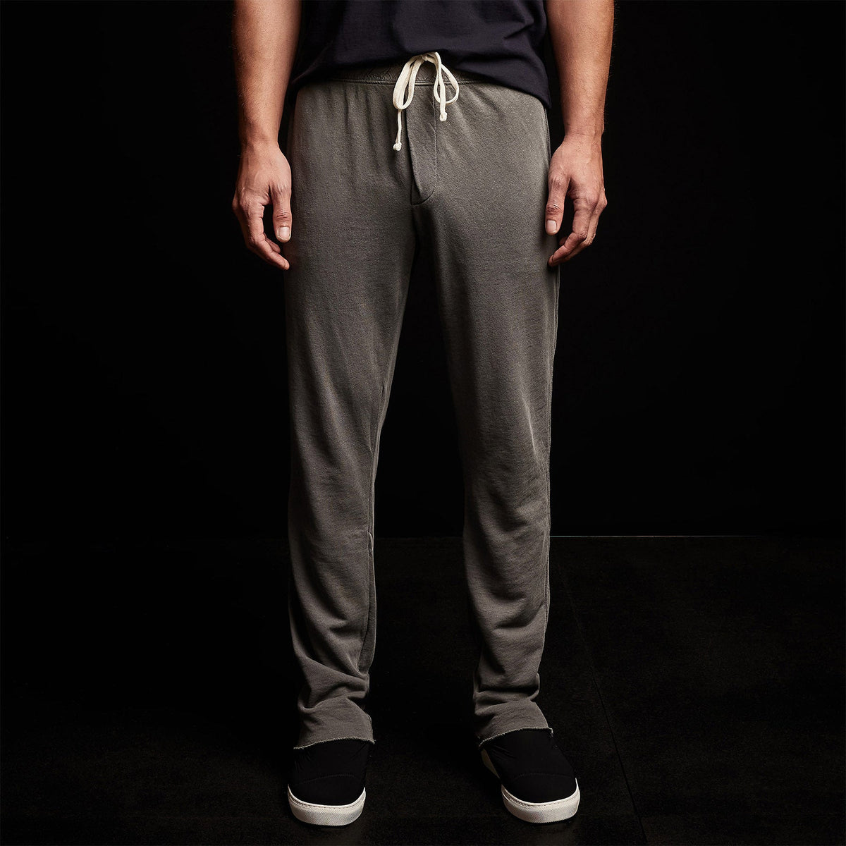 Vintage Fleece Contrast Waist Sweatpant in Jungle Pigment | James Perse Los Angeles