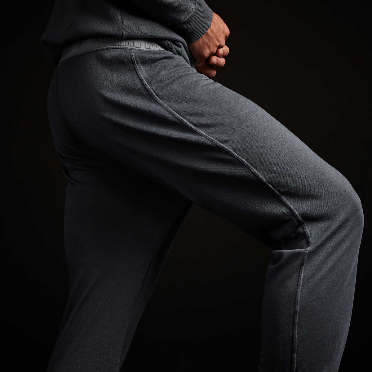 Vintage Fleece Contrast Waist Sweatpant - Maine Pigment | James Perse Los Angeles
