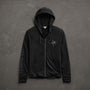 JP x LA in Zipup Hoodie in Black | James Perse Los Angeles