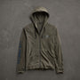 JP x LA in Zipup Hoodie in Platoon Pigment | James Perse Los Angeles