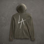 JP x LA in Zipup Hoodie in Platoon Pigment | James Perse Los Angeles