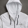 JP x LA in Zipup Hoodie in White | James Perse Los Angeles