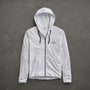 JP x LA in Zipup Hoodie in White | James Perse Los Angeles