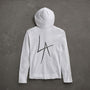JP x LA in Zipup Hoodie in White | James Perse Los Angeles