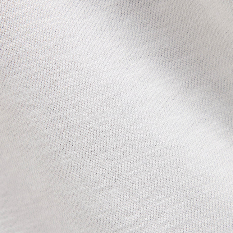 Graphic French Terry Zip Up in White/Blue | James Perse Los Angeles