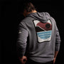 Malibu Shoreline Zip Up in Flannel Pigment | James Perse Los Angeles