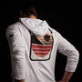 Malibu Shoreline Zip Up  in White | James Perse Los Angeles
