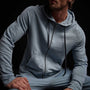 Vintage French Terry Zip Up Hoody - Bluestone Pigment | James Perse Los Angeles