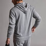 Vintage French Terry Zip Up Hoody in Breeze Pigment | James Perse Los Angeles