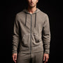Vintage French Terry Zip Up Hoodiein Burro Pigment | James Perse Los Angeles