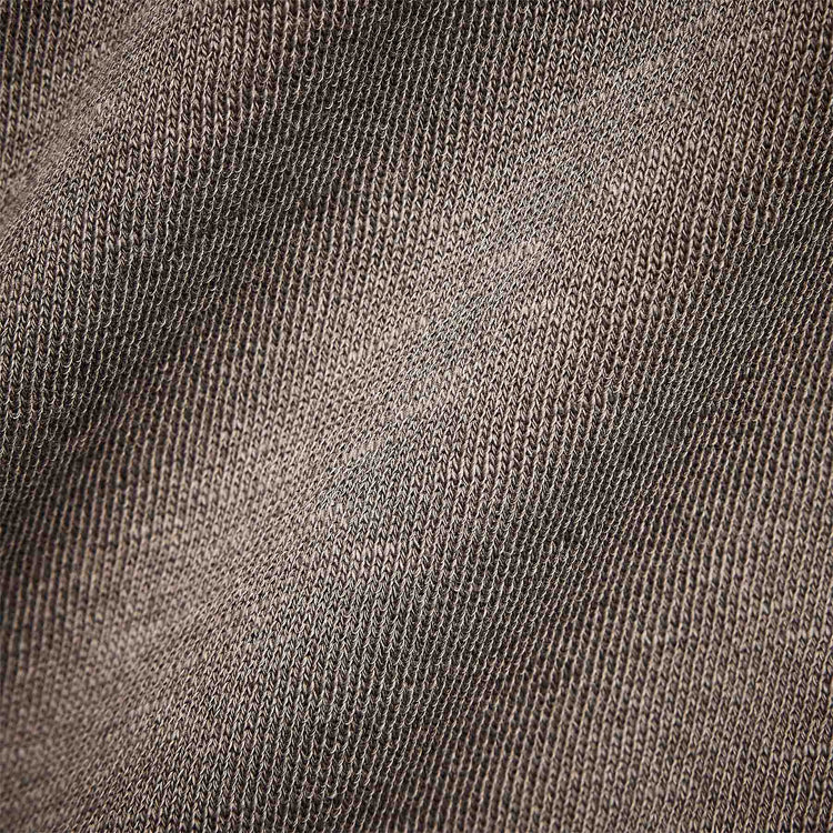 Vintage French Terry Zip Up Hoodiein Burro Pigment | James Perse Los Angeles