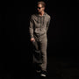 Vintage French Terry Zip Up Hoodiein Burro Pigment | James Perse Los Angeles
