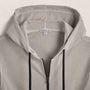Vintage French Terry Zip Up Hoodie in Concrete Pigment | James Perse Los Angeles
