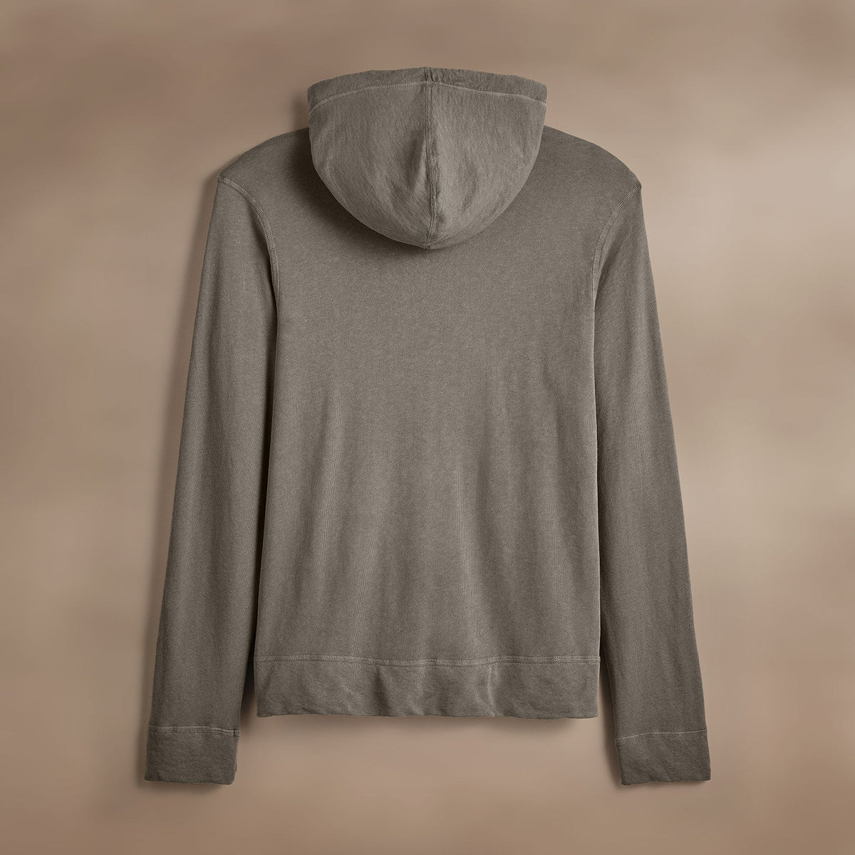 Vintage French Terry Zip Up Hoodie in Coyote Pigment | James Perse Los Angeles