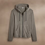Vintage French Terry Zip Up Hoodie in Coyote Pigment | James Perse Los Angeles