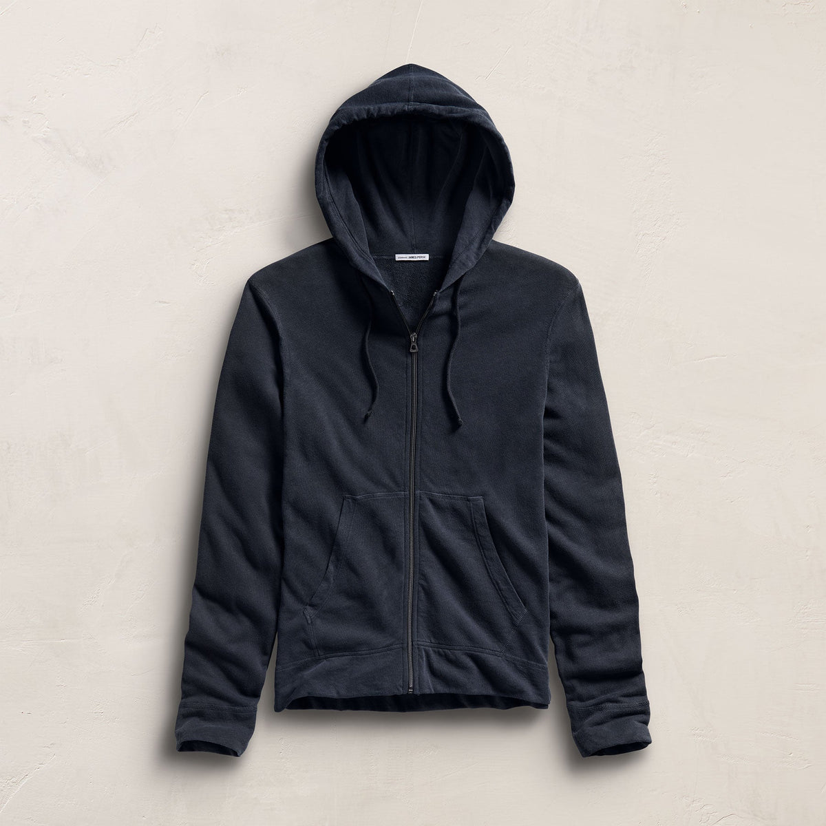 Vintage French Terry Zip Up Hoodie - Deep Pigment