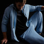 Vintage French Terry Zip Up Hoodiein Delta Pigment | James Perse Los Angeles