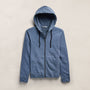 Vintage French Terry Zip Up Hoodie in Danube Pigment | James Perse Los Angeles