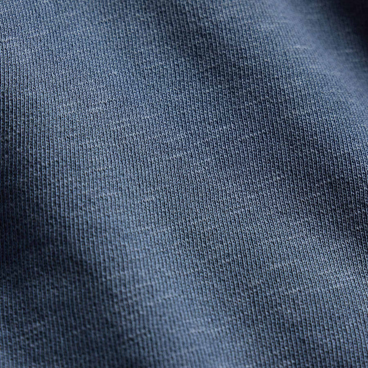 Vintage French Terry Zip Up Hoodie in Danube Pigment | James Perse Los Angeles