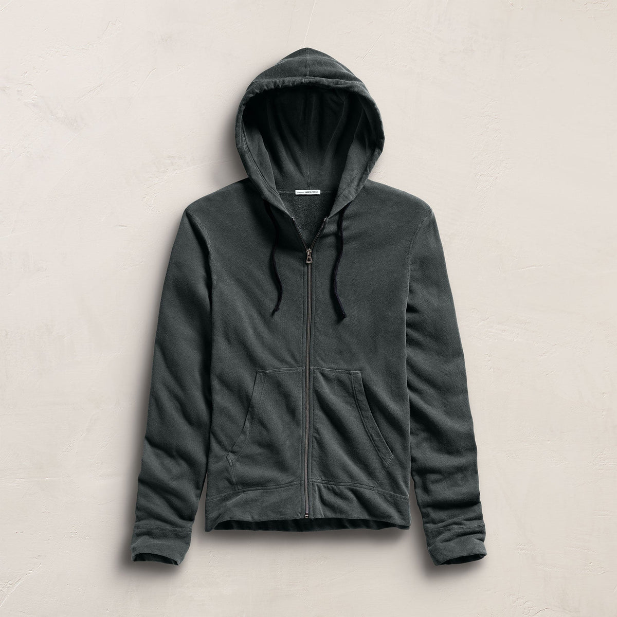 Vintage French Zip Up Hoodie in Fern | James Perse Los Angeles