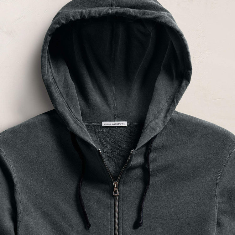 Vintage French Zip Up Hoodie in Fern | James Perse Los Angeles