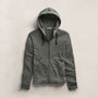 Vintage French Zip Up Hoodie in Granite Pigment | James Perse Los Angeles