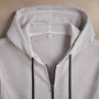 Vintage French Terry Zip Up Hoodie in Light Mist Pigment | James Perse Los Angeles
