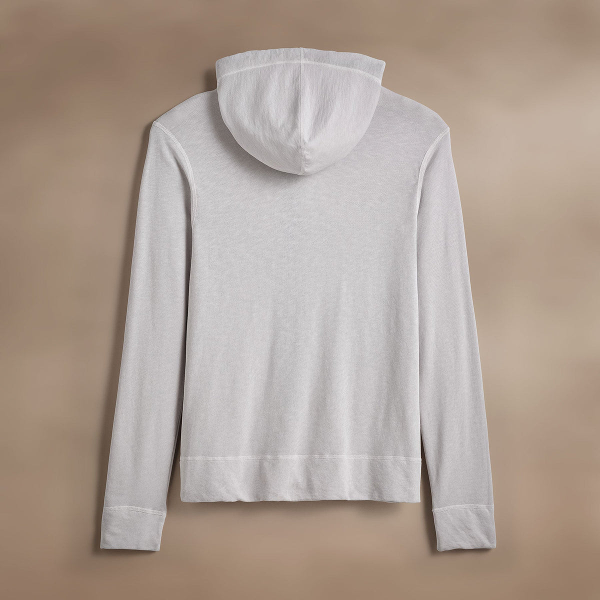 Vintage French Terry Zip Up Hoodie in Light Mist Pigment | James Perse Los Angeles