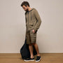 Vintage French Terry Zip Up Hoodie in Light Olive Pigment | James Perse Los Angeles
