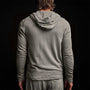 Vintage French Terry Zip Up Hoodiein River Rock Pigment | James Perse Los Angeles