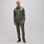 Vintage French Terry Zip Up Hoodie in Trooper Pigment | James Perse Los Angeles
