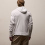 Vintage French Zip Up Hoodie in White | James Perse Los Angeles