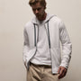 Vintage French Zip Up Hoodie in White | James Perse Los Angeles