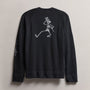 Men's Raglan Sweatshirt Grateful Dead in Carbon Pigment | James Perse Los Angeles