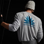 Pullover Raglan Lotus & Ca in Blue Fog Pigment | James Perse Los Angeles
