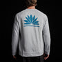 Pullover Raglan Lotus & Ca in Blue Fog Pigment | James Perse Los Angeles