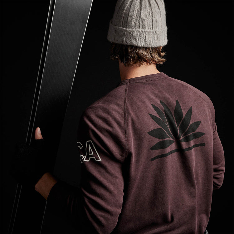 Pullover Raglan Lotus & Ca in Dahlia | James Perse Los Angeles