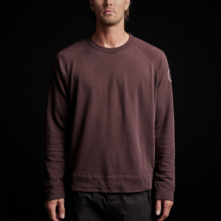 Pullover Raglan Lotus & Ca in Dahlia | James Perse Los Angeles