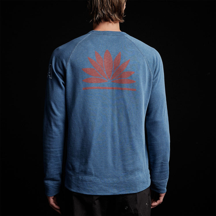 Pullover Raglan Lotus & Ca in Lake Pigment | James Perse Los Angeles