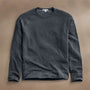 Vintage French Terry Sweatshirt in Asphalt Pigment | James Perse Los Angeles