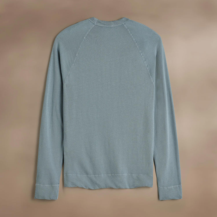 Vintage French Terry Sweatshirt in Azure Pigment | James Perse Los Angeles