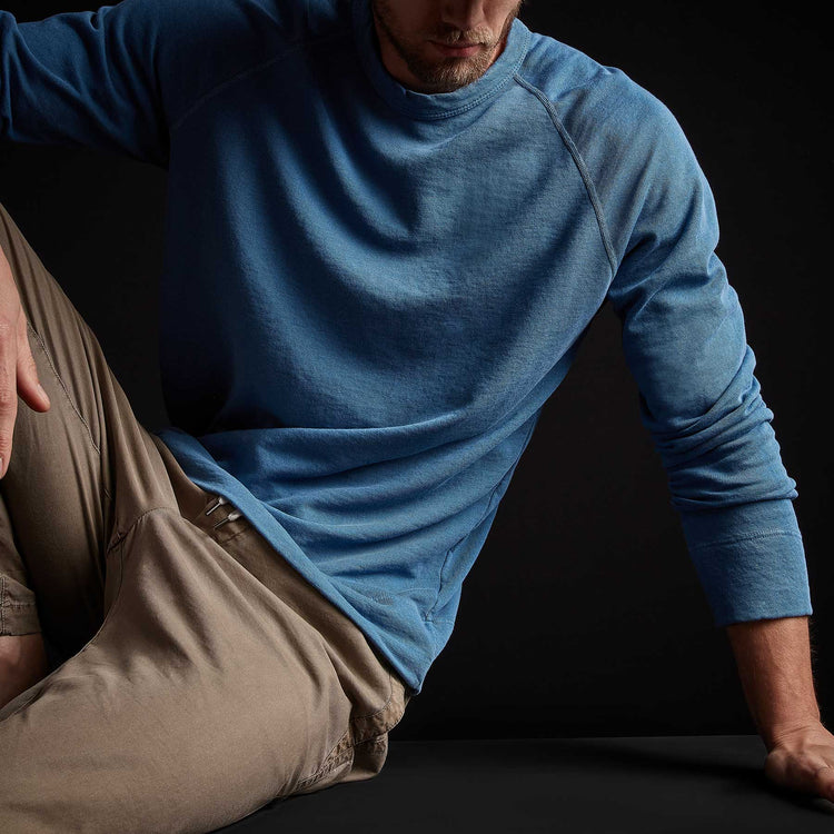 Vintage French Terry Sweatshirt in Bolt Pigment | James Perse Los Angeles