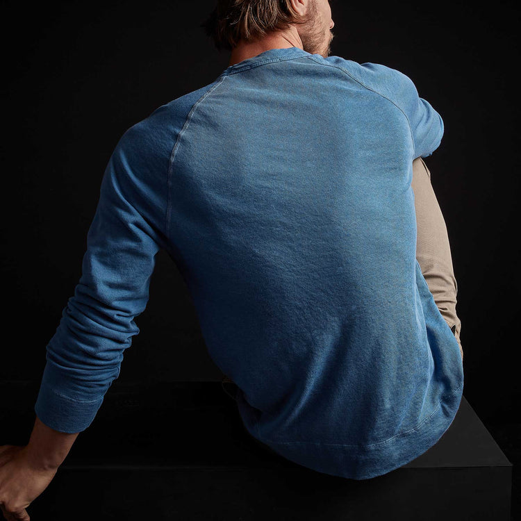 Vintage French Terry Sweatshirt in Bolt Pigment | James Perse Los Angeles