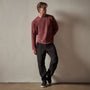 Vintage French Terry Sweatshirt in Claret Pigment | James Perse Los Angeles