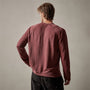 Vintage French Terry Sweatshirt in Claret Pigment | James Perse Los Angeles