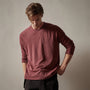 Vintage French Terry Sweatshirt in Claret Pigment | James Perse Los Angeles