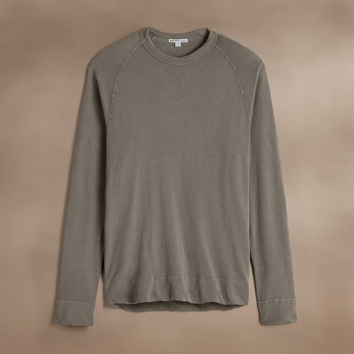 Vintage French Terry Sweatshirt in Coyote Pigment | James Perse Los Angeles