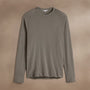 Vintage French Terry Sweatshirt in Coyote Pigment | James Perse Los Angeles